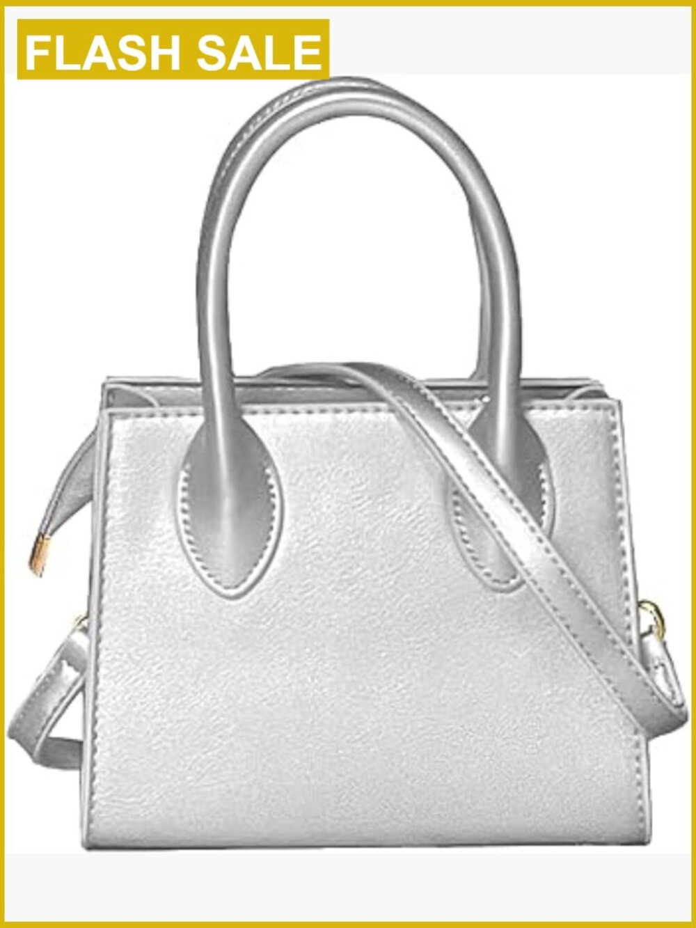 Small Crossbody Tote Bag Faux Leather Clutch Mini Purse Handbag